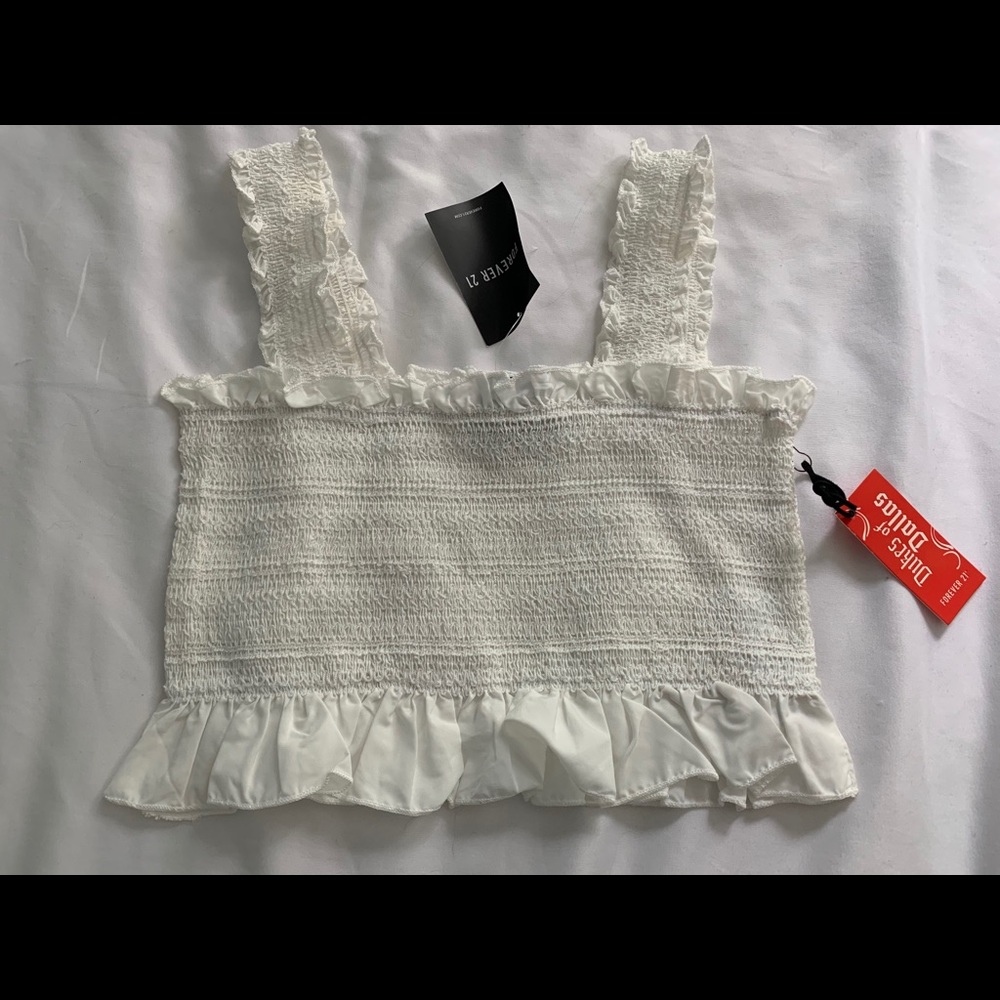 Ruffle crop top